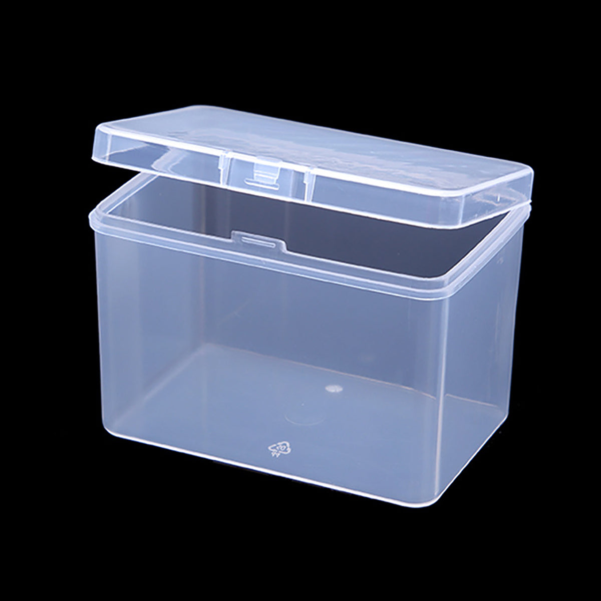 6 Pack Rectangle Plastic Clear Storage Containers Box (3.54 x 2.32 x 2.56 Inch)