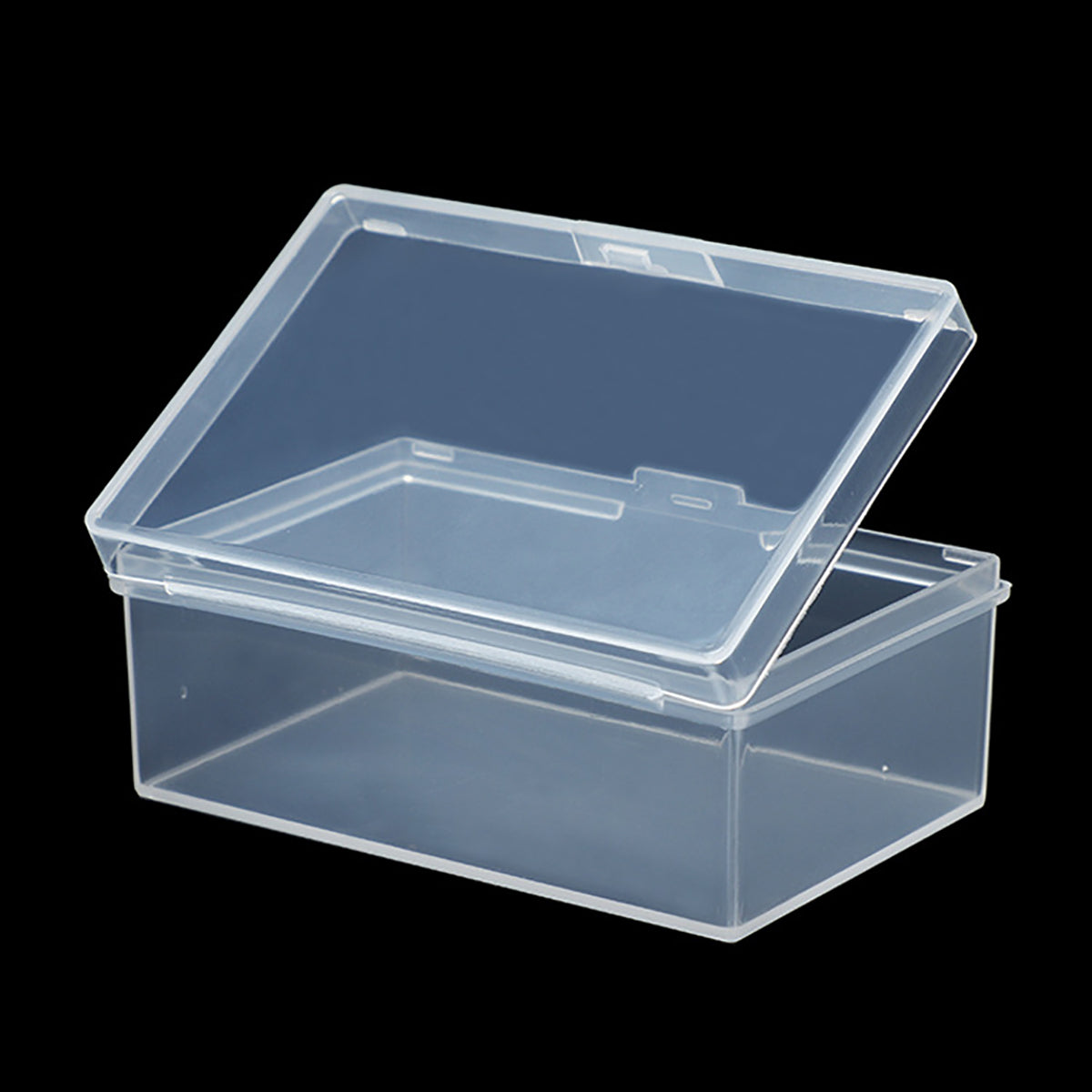 12 Pack Rectangular Clear Plastic Storage Containers, 3.39 x 2.21 x 1.38 Inchs