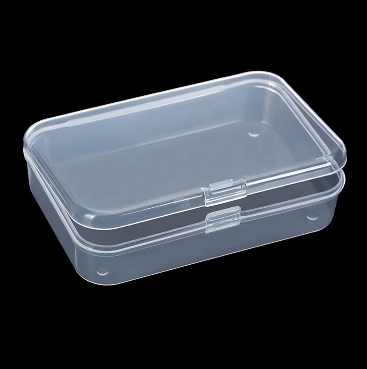 Rectangular Clear Plastic Box Containers (3.46" x 2.36" x 0.83 inch), 12 Pack