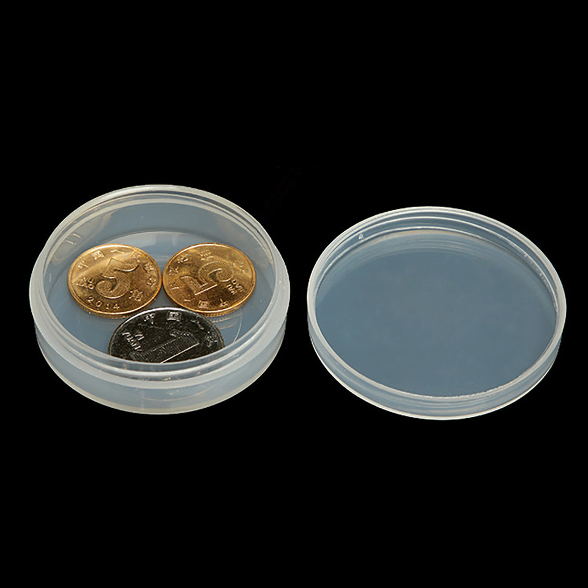 12 Pieces 15ml Mini Plastic Round Containers