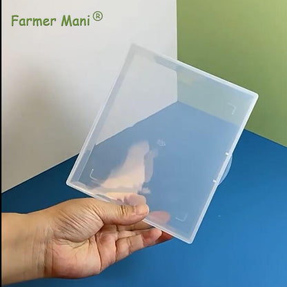 2 Packs Small Plastic Storage Containers (6.22x5.35x1.42 in)