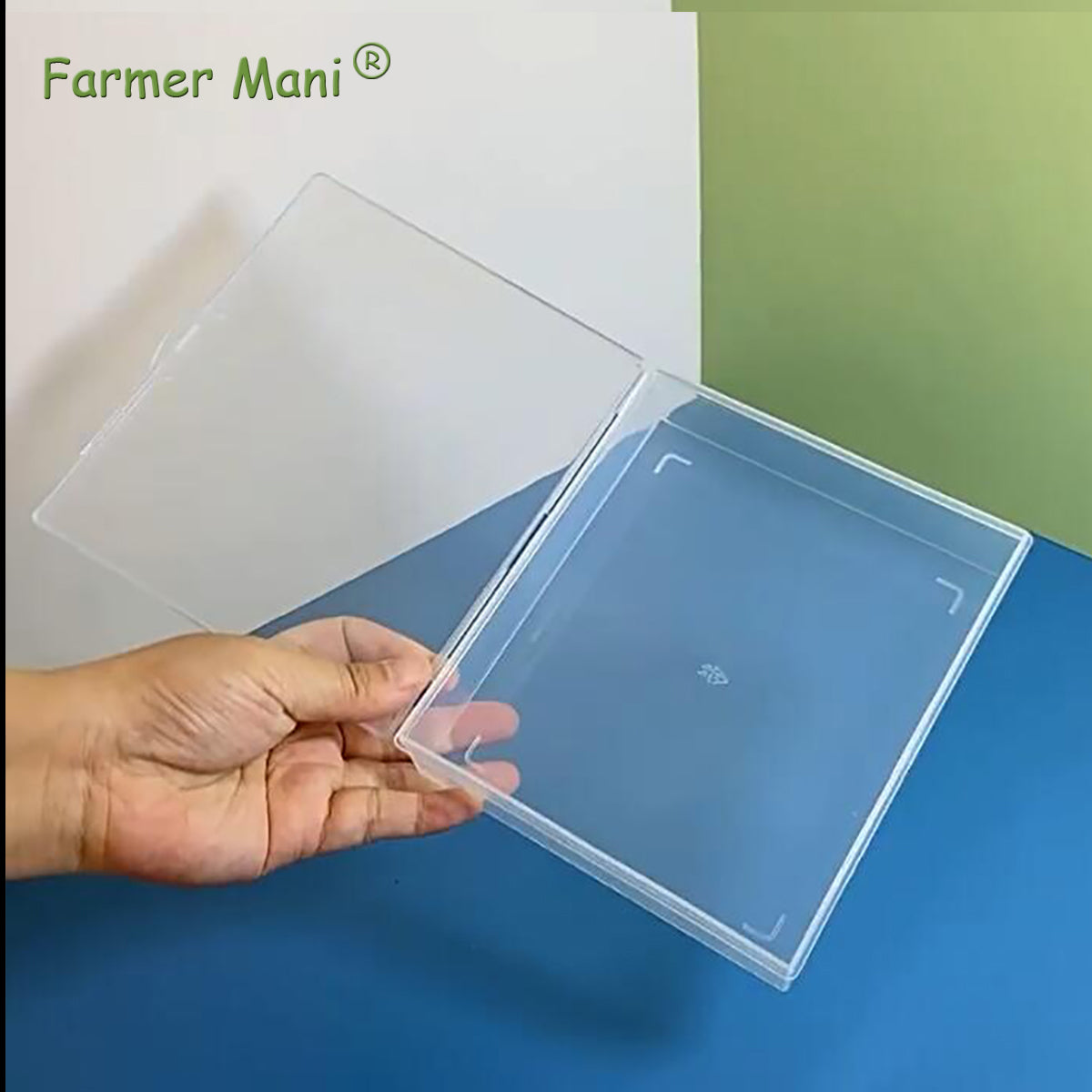 2 Packs Small Plastic Storage Containers (6.22x5.35x1.42 in)