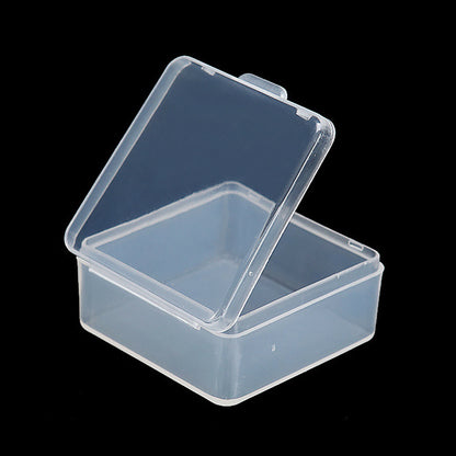 12 Pack Plastic Storage Cases with Lid, 1.5 x 1.5 x 0.71 Inch