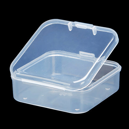 24 PCS Square Empty Mini Clear Plastic Storage Containers