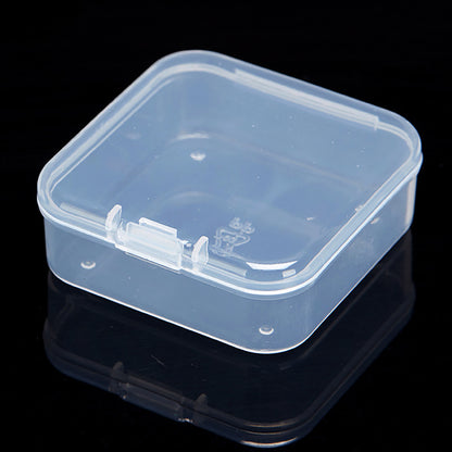 24 PCS Square Empty Mini Clear Plastic Storage Containers