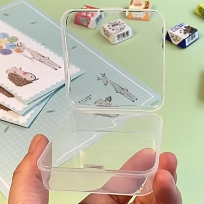 24Pcs Square Bead Organizers with Lid (2.52 x 2.52 x 0.79 inch)