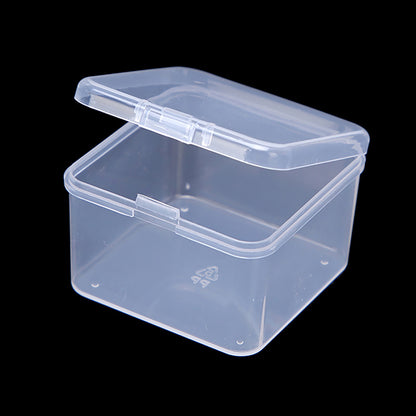 24 Pieces Square Clear Plastic Storage Containers (2.48 x 2.48 x 1.58 inch)