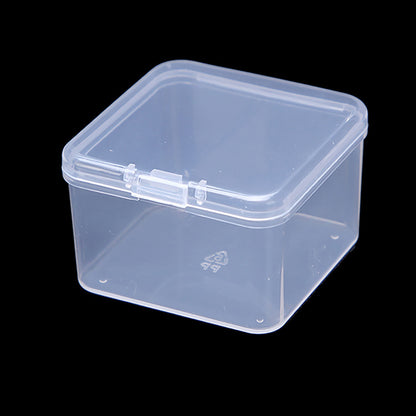 24 Pieces Square Clear Plastic Storage Containers (2.48 x 2.48 x 1.58 inch)