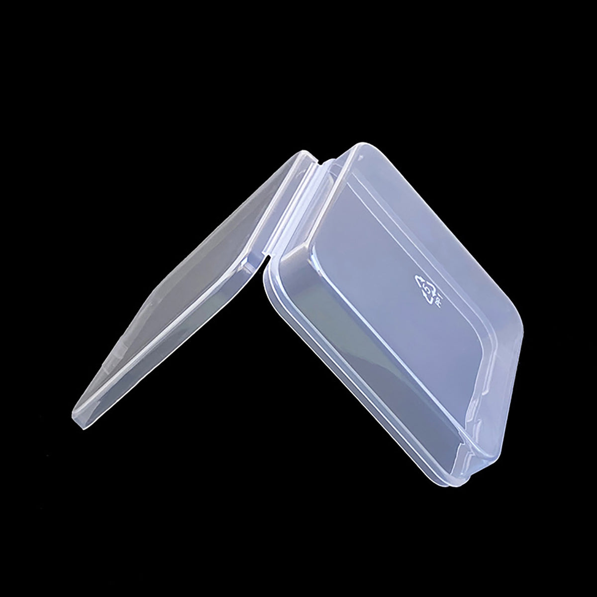 24 Pack Clear Square Plastic Beads Storage Containers Box