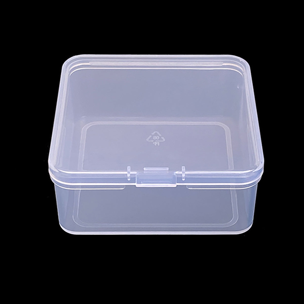 12 Pack Clear Square Plastic Beads Storage Containers Box (2.67 x 2.67 x 1.18 Inch)