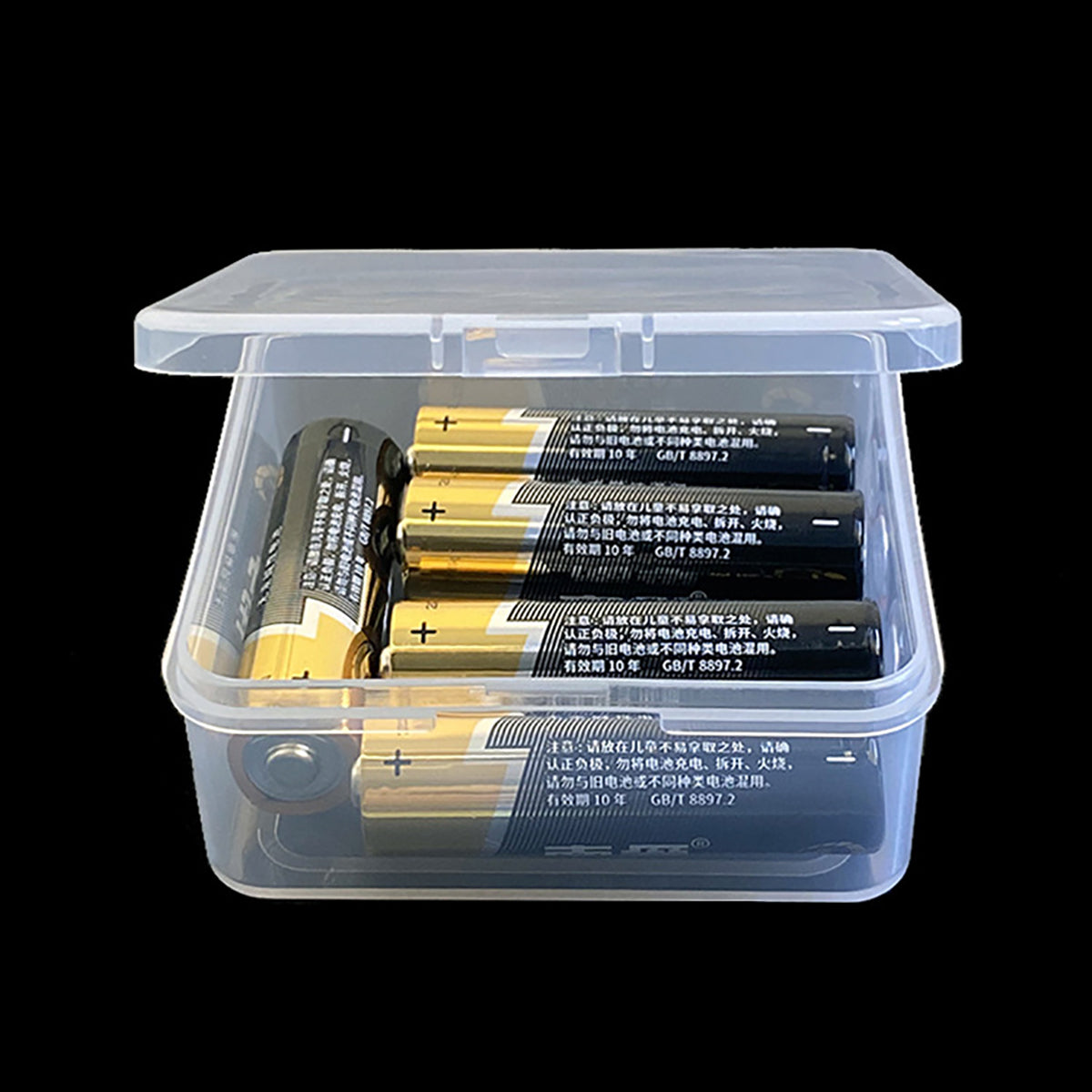 12 Pack Clear Square Plastic Beads Storage Containers Box (2.67 x 2.67 x 1.18 Inch)