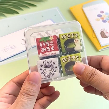 12 PCS Square Empty Mini Clear Plastic Storage Containers (2.91 x 2.91 x 0.98 Inch)
