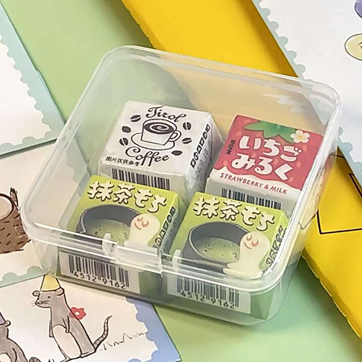 12 PCS Square Empty Mini Clear Plastic Storage Containers (2.91 x 2.91 x 0.98 Inch)