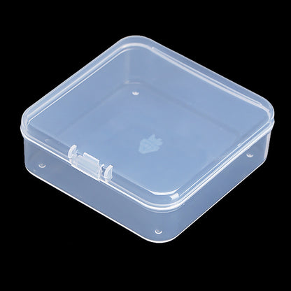 12 PCS Square Empty Mini Clear Plastic Storage Containers (2.91 x 2.91 x 0.98 Inch)