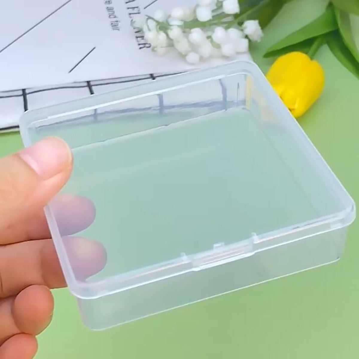 12 Pcs Square Bead Organizers (3.23 x 3.23 x 0.91 inch)