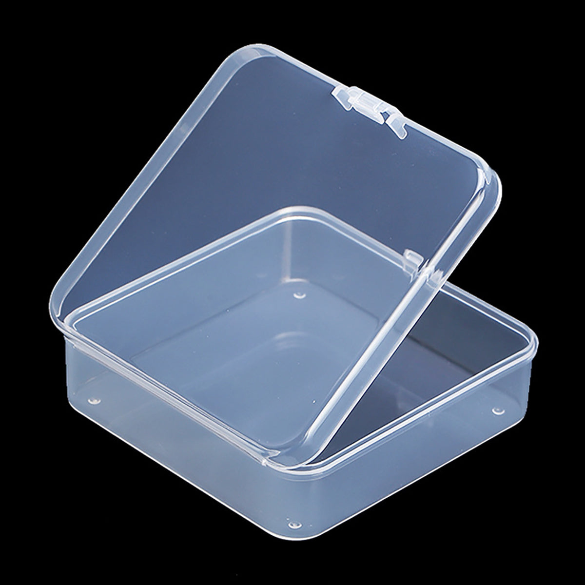 12Pack Plastic Storage Cases with Lid, 3.31 x 3.31 x 1.1 Inchs
