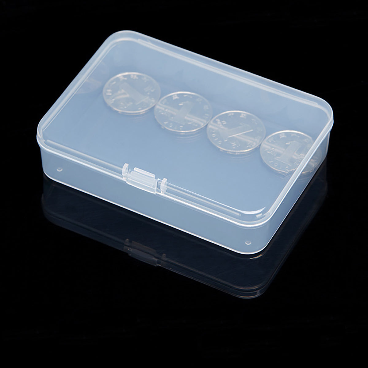 12 Pack Clear Plastic Beads Storage Containers Box (4.06 x 2.91 x 0.98 in)
