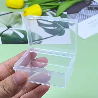 12 PCS Rectangular Clear Plastic Organizer Storage Box Containers (2.25 x 1.54 x 0.95 Inch)