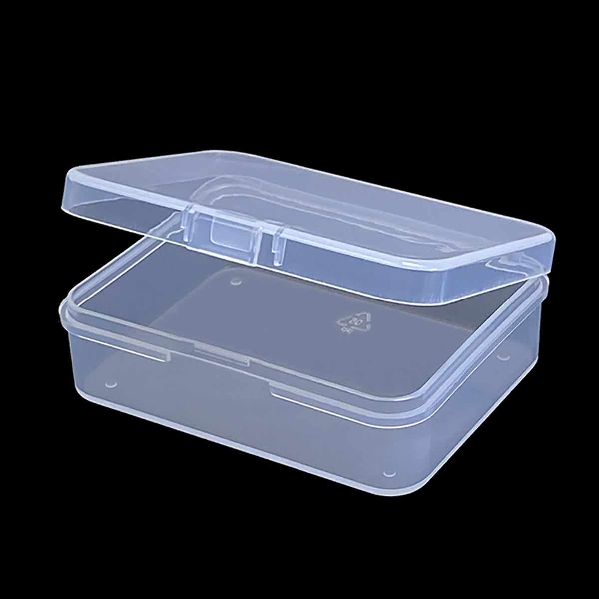 12 Pack Rectangle Small Plastic Containers (2.84 x 2.21 x 0.95 Inch)