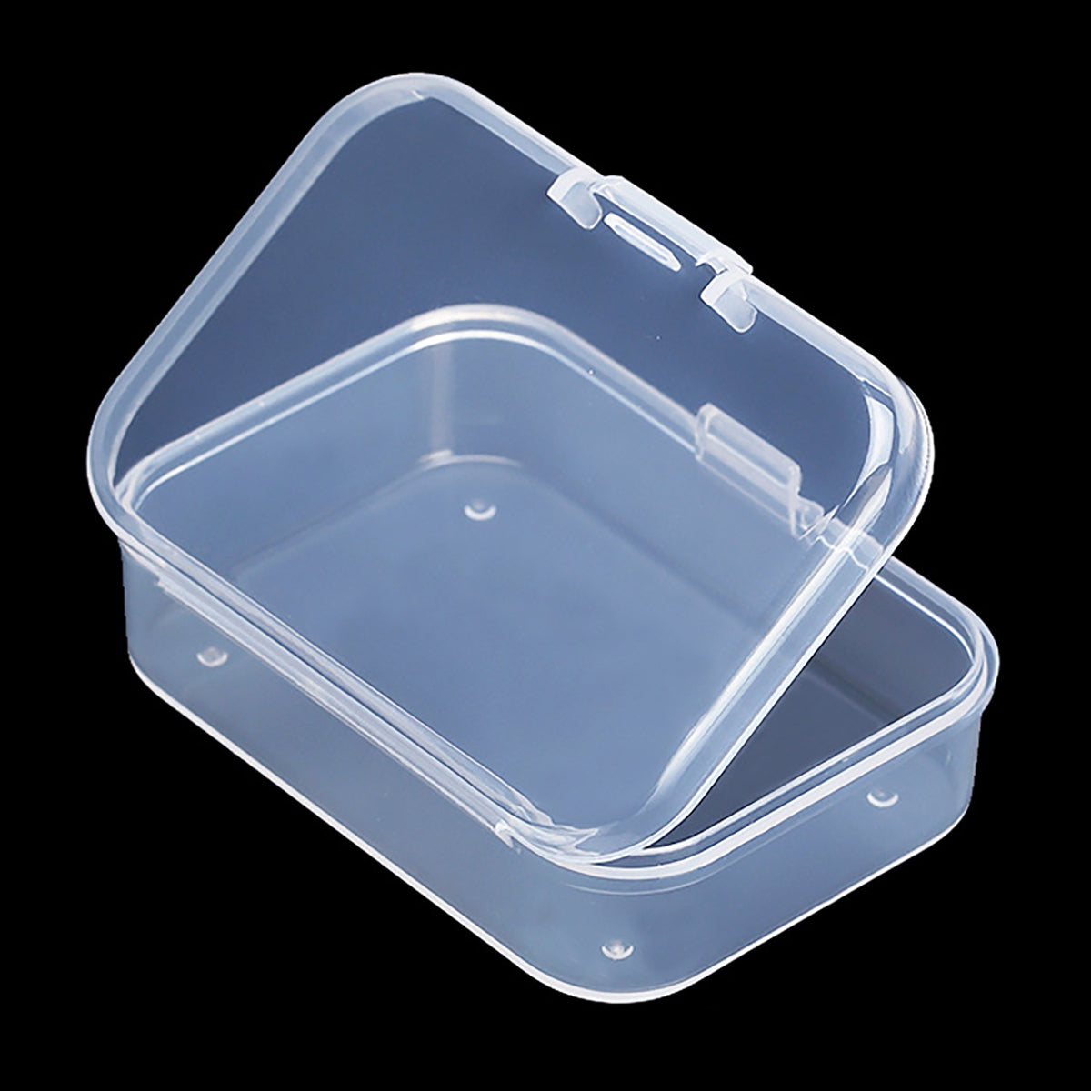 12Pack Rectangle Plastic Clear Storage Containers Box, 2.91x1.93x0.79 Inchs