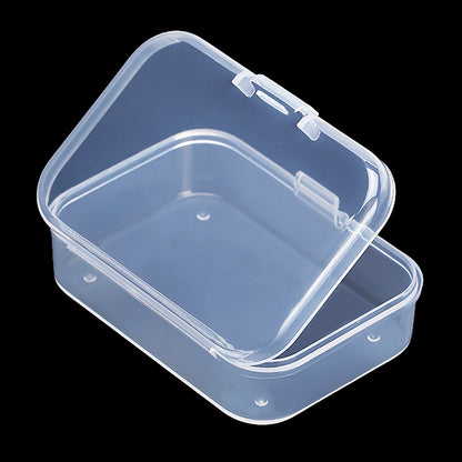 12Pack Rectangle Plastic Clear Storage Containers Box, 2.91x1.93x0.79 Inchs