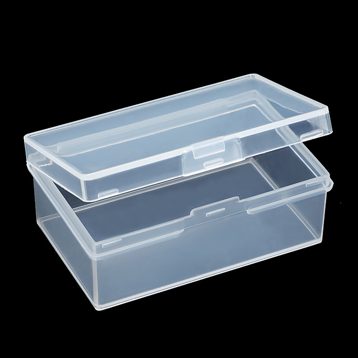 12 Pcs Rectangle Clear Plastic Box Containers (2.99 x 1.85 x1.81 inch)