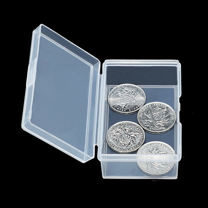 12 Pcs Rectangle Clear Plastic Box Containers (2.99 x 1.85 x1.81 inch)