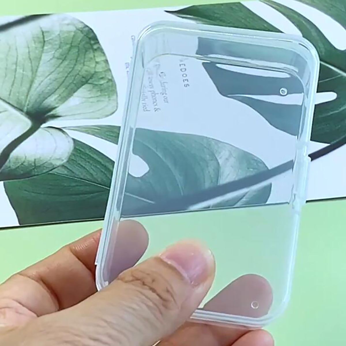 12 Pieces Clear Plastic Box Containers (3.27 x 2.13 x 1.02 inch)