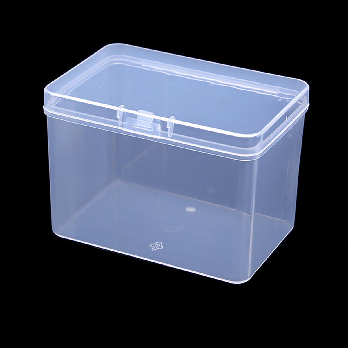 6 Pack Rectangle Plastic Clear Storage Containers Box (3.54 x 2.32 x 2.56 Inch)