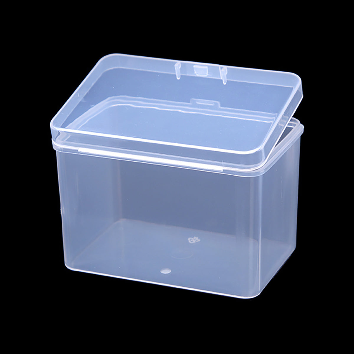 6 Pack Rectangle Plastic Clear Storage Containers Box (3.54 x 2.32 x 2.56 Inch)