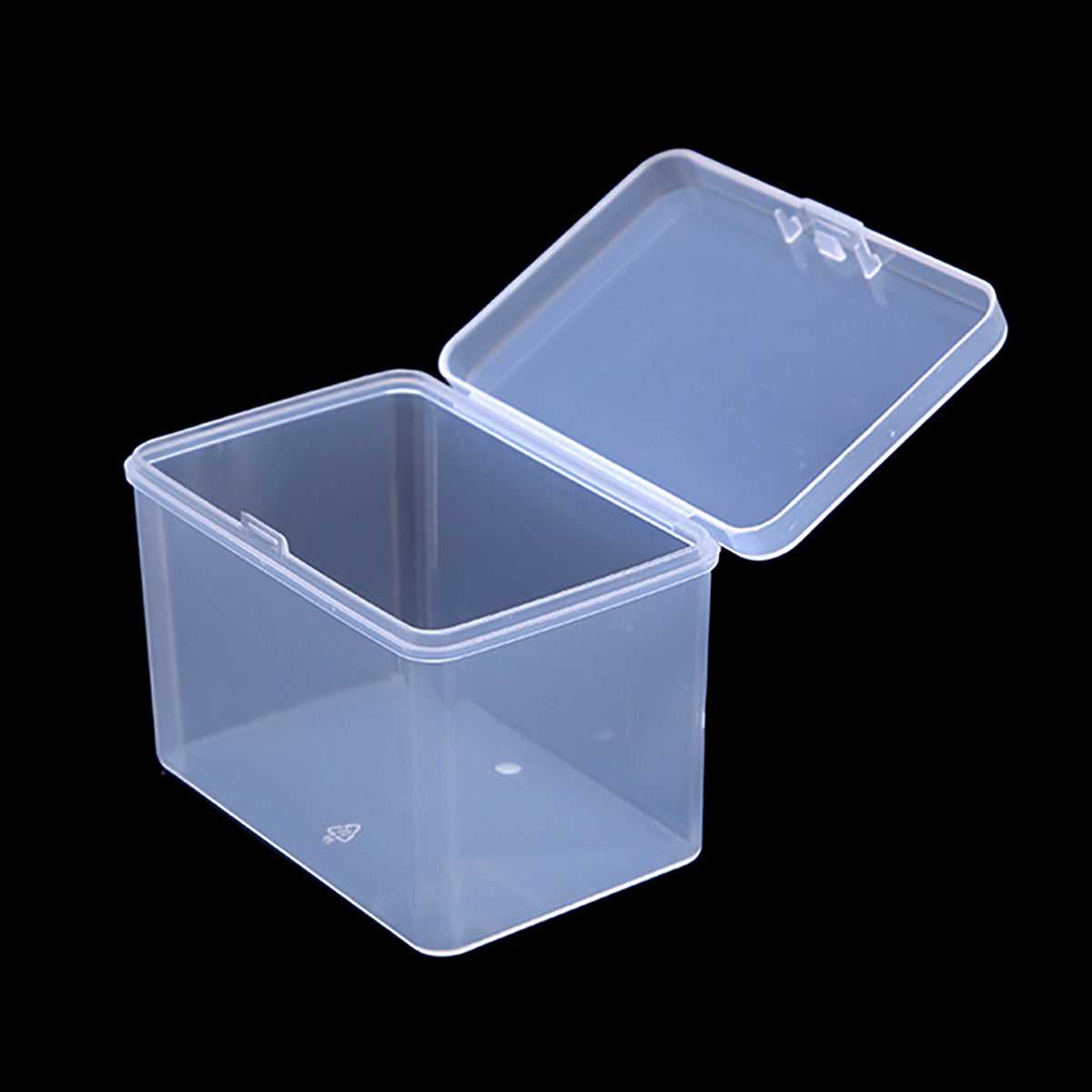 6 Pack Rectangle Plastic Clear Storage Containers Box (3.54 x 2.32 x 2.56 Inch)