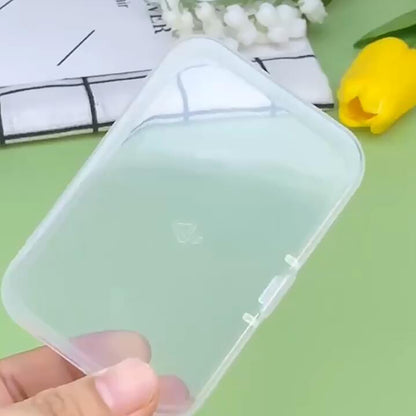 12 Pack Rectangle Clear Craft Supply Case (3.58 x 2.32 x 0.98 Inch)