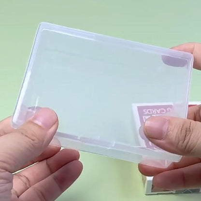 12 Pack Rectangle Clear Plastic Beads Storage Containers Box (4.02 x 2.84 x 1.3 Inch)