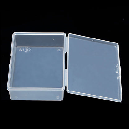 12 Pack Rectangle Clear Plastic Beads Storage Containers Box (4.02 x 2.84 x 1.3 Inch)