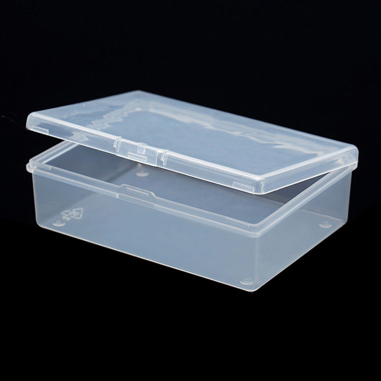 12 Pack Rectangle Clear Plastic Beads Storage Containers Box (4.02 x 2.84 x 1.3 Inch)