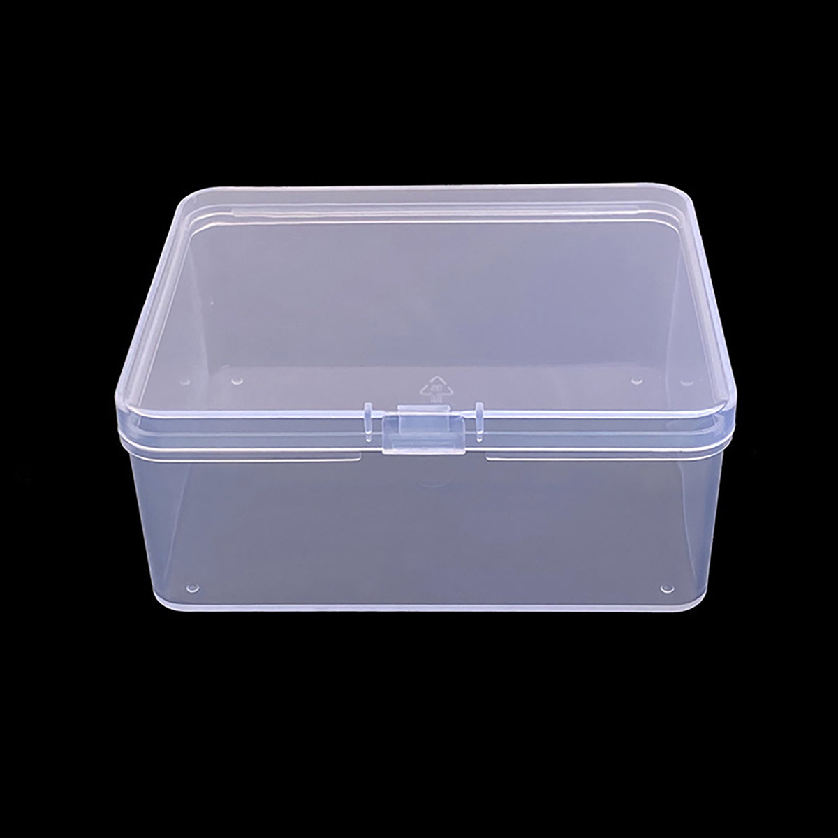 12 Pack Rectangle Clear Plastic Box Containers (3.82 x 3.03 x 1.69 Inch)