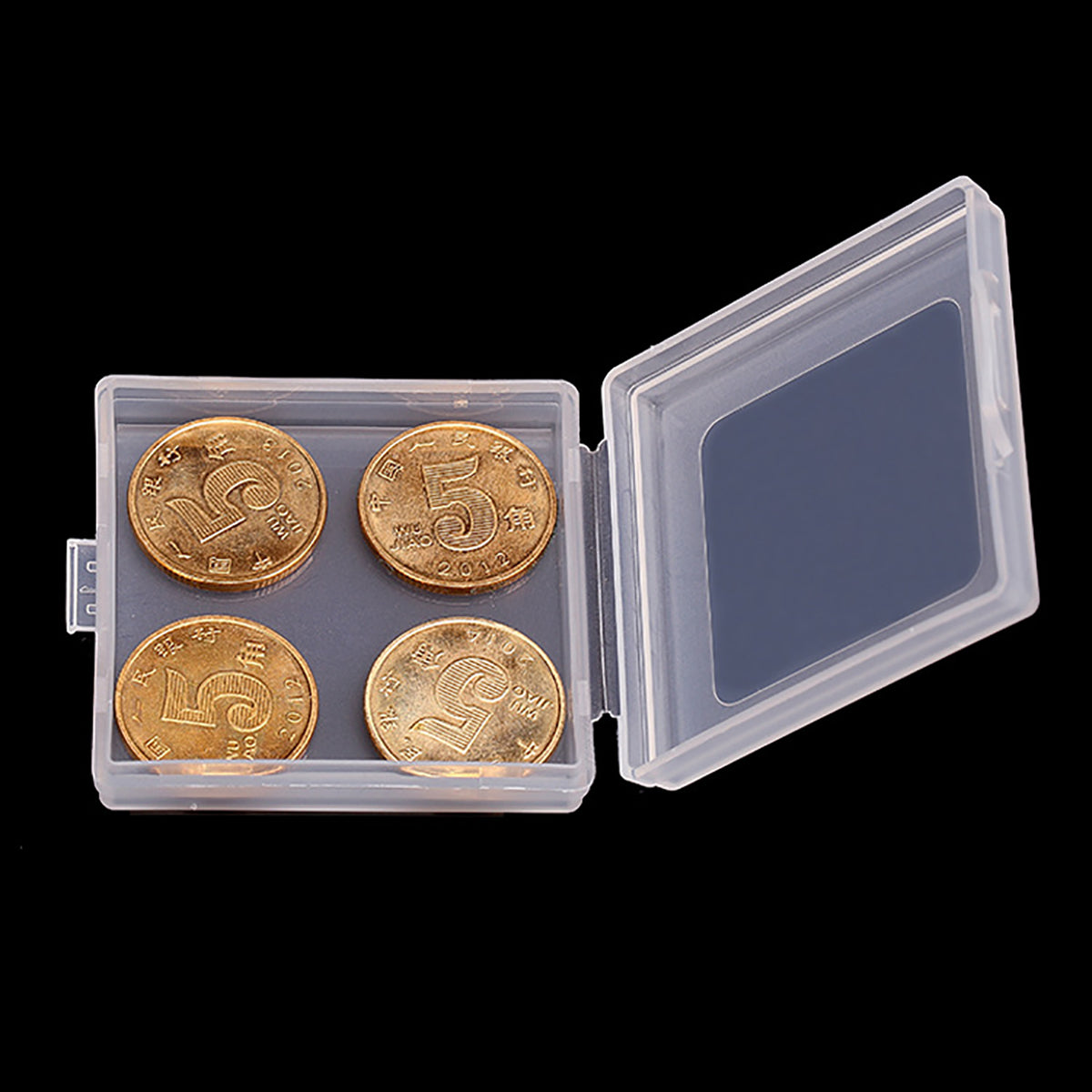 12Pcs Square Bead Organizers with Lid-1.93 x 1.89 x 0.59 Inch