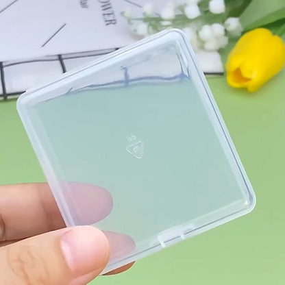 Square Plastic Storage Containers (2.4 x 2.24 x 0.67 inch) - 24 Pack