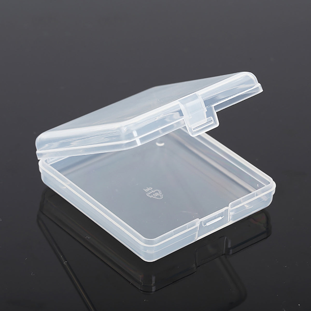 Square Plastic Storage Containers (2.4 x 2.24 x 0.67 inch) - 24 Pack