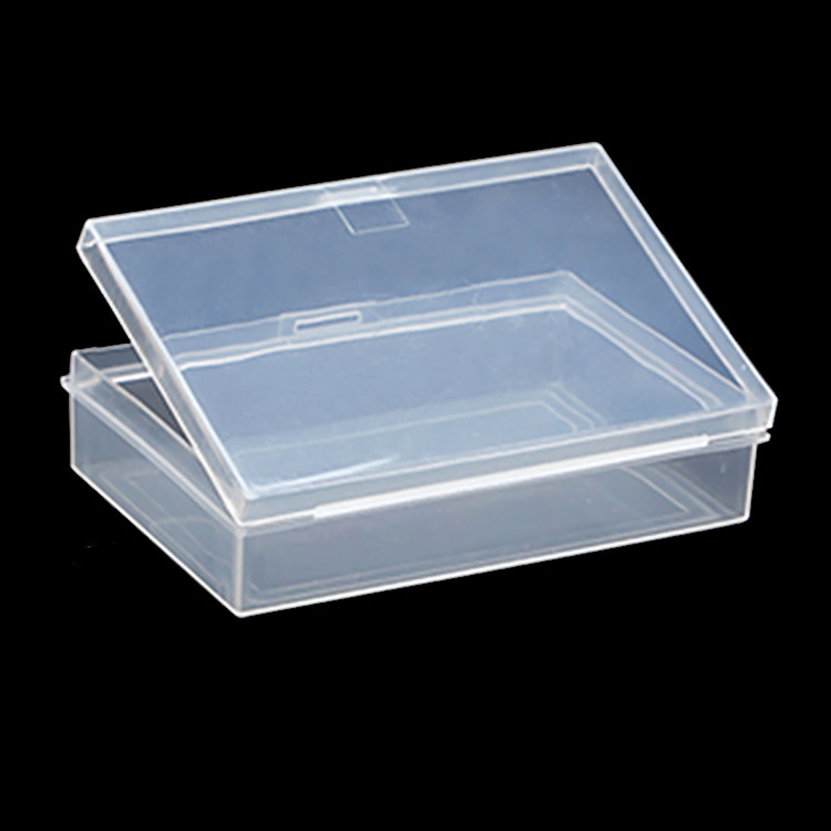 Rectangle Plastic Beads Storage Containers Box (3.62 x 2.44 x 0.87 inch) with Lid