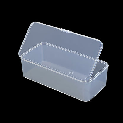 12 pcs Plastic Clear Storage Containers Box (5.39 x 2.56 x 1.69 inch)