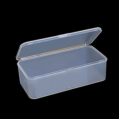 12 pcs Plastic Clear Storage Containers Box (5.39 x 2.56 x 1.69 inch)