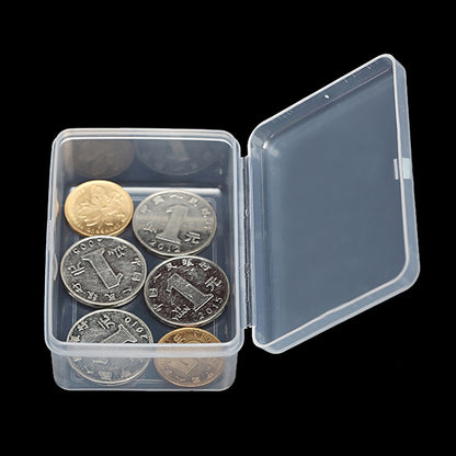 12 Pcs Rectangle Clear Craft  Supply Case (2.99 x 2.05 x1.18 inch)