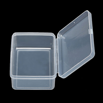 12 Pcs Rectangle Clear Craft  Supply Case (2.99 x 2.05 x1.18 inch)