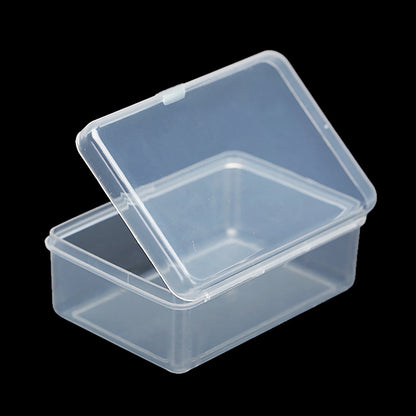 12 Pcs Rectangle Clear Craft  Supply Case (2.99 x 2.05 x1.18 inch)