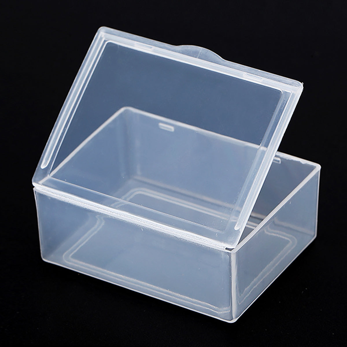 12 Pack Rectangular Mini Plastic Storage Containers (2.17 x 1.69 x 0.87 Inch)