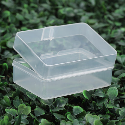 12 PCS Rectangle Plastic Clear Storage Containers Box (2.76 x 1.67 x 1.14 Inch)