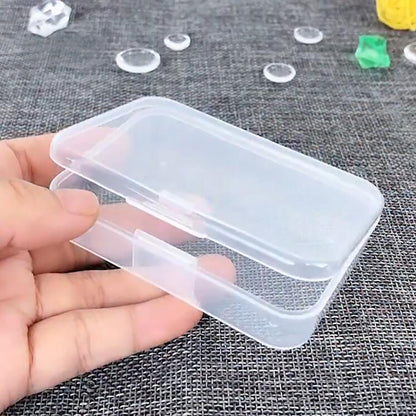 12Pcs Rectangular Mini Plastic Storage Containers (3.46 x 2.28 x 0.79 inch)