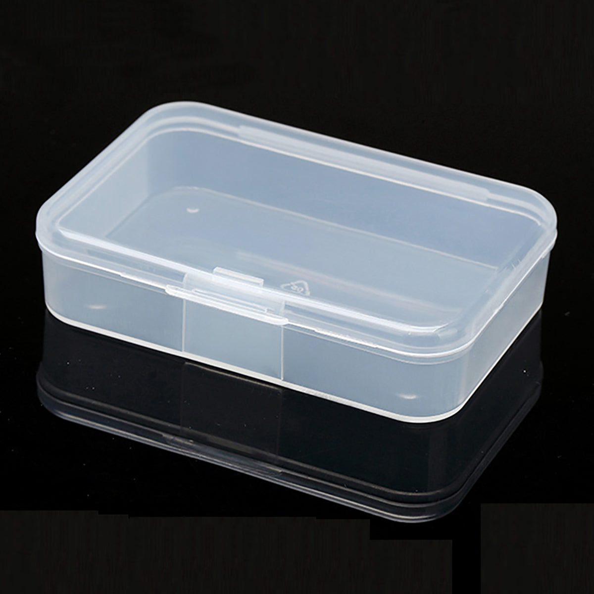 12Pcs Rectangular Mini Plastic Storage Containers (3.46 x 2.28 x 0.79 inch)