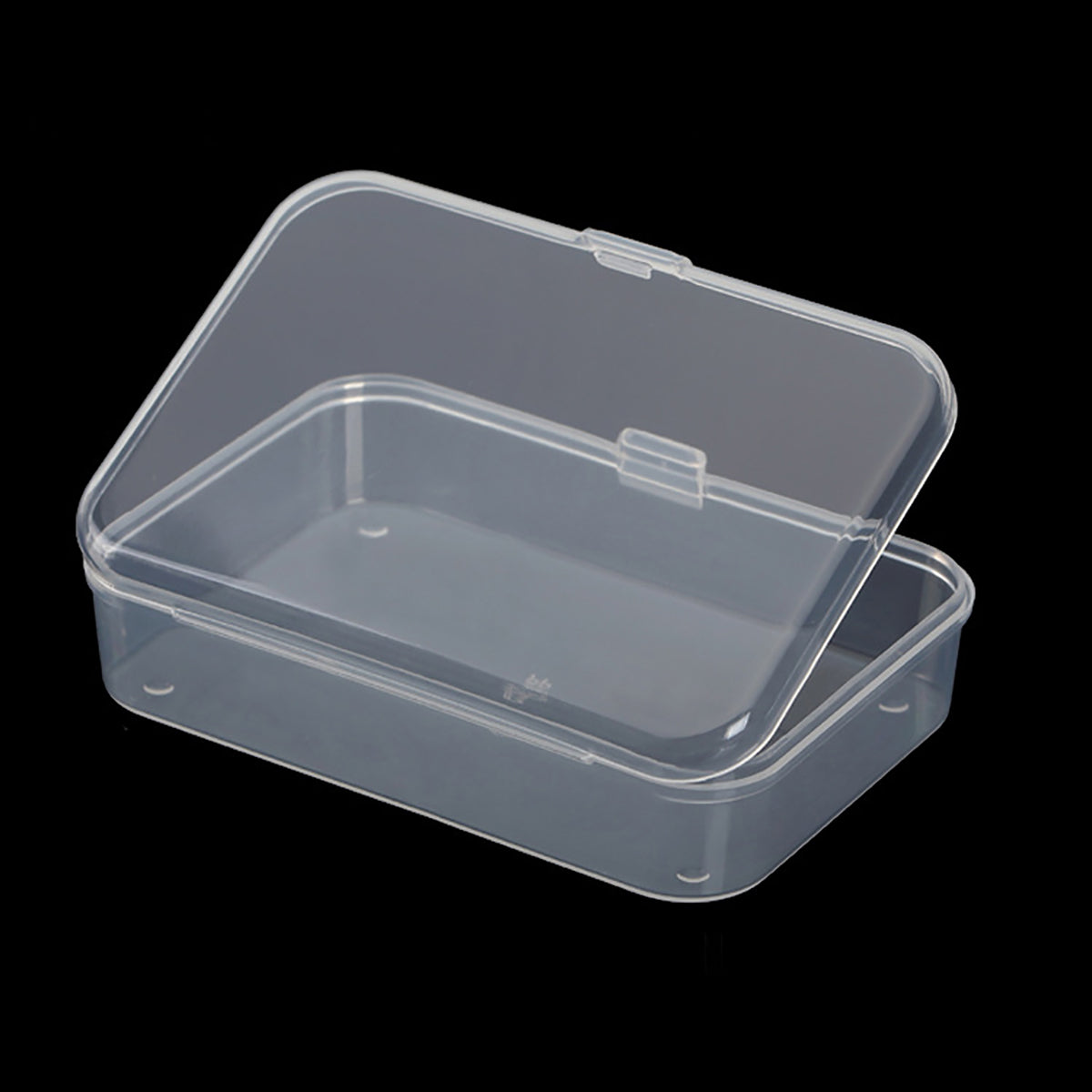 Rectangular Clear Plastic Box Containers (3.46" x 2.36" x 0.83 inch), 12 Pack